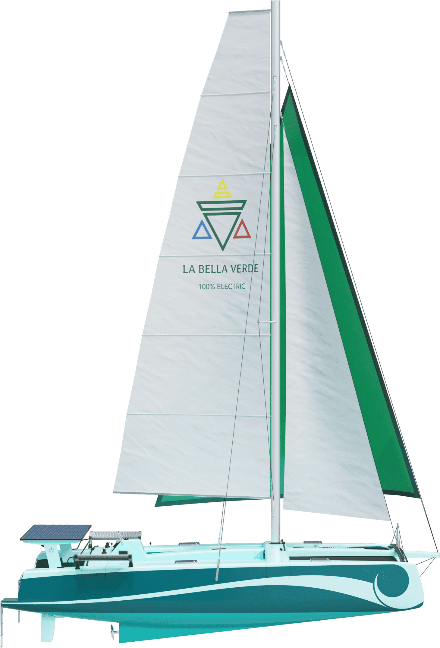 La Bella Verde electric yacht